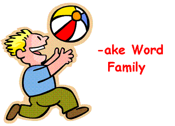 Word Family ake